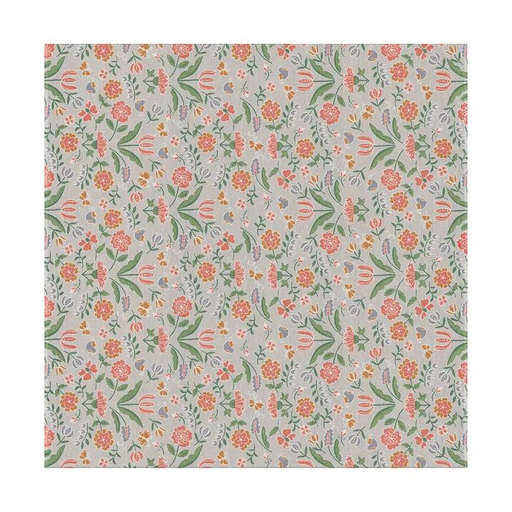 Blomglänta bordduk 145x145 cm - Multi - Ekelund Linneväveri