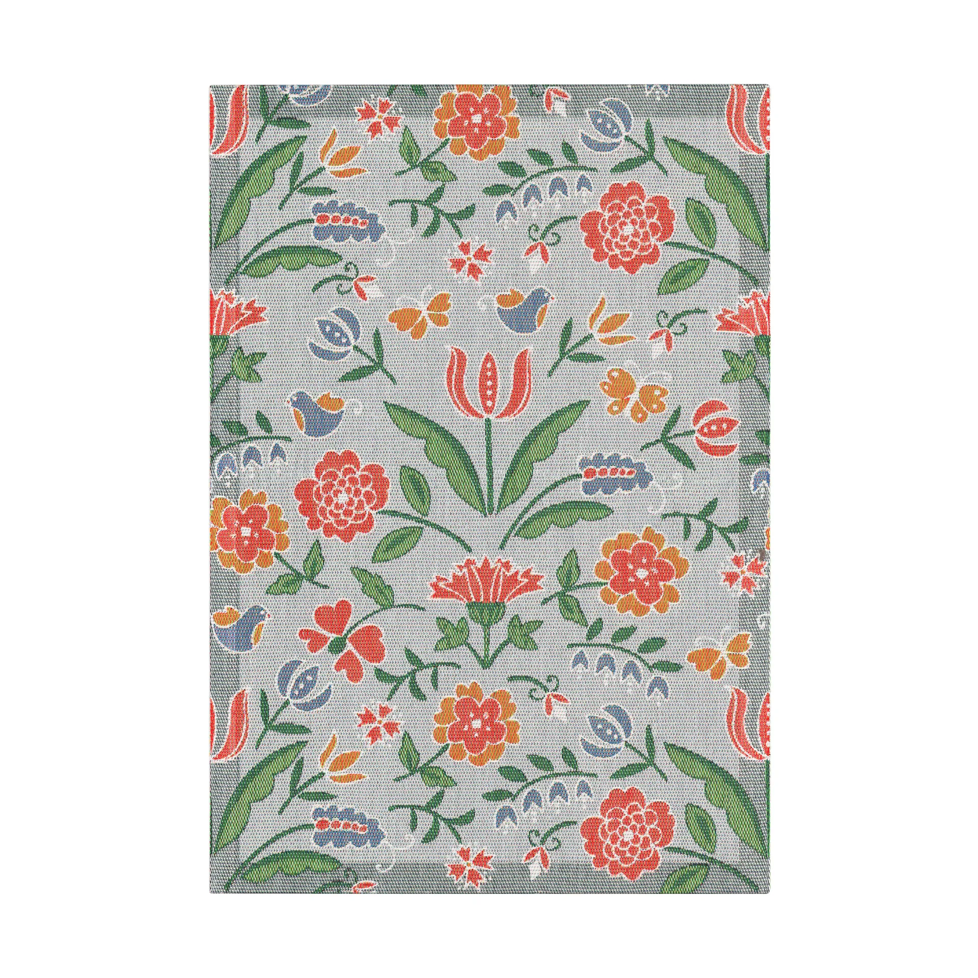 Blomglänta kjøkkenhåndkle 35x50 cm, Multi Ekelund Linneväveri