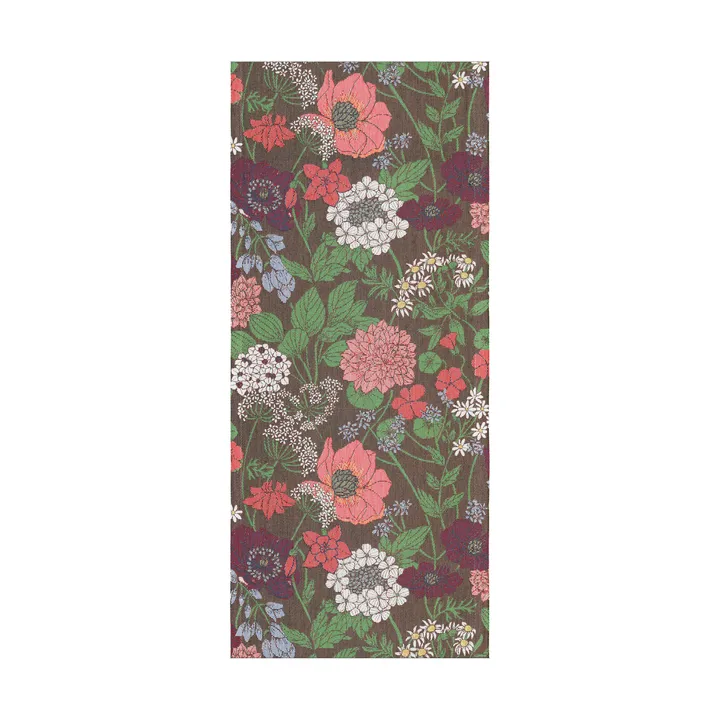 Blomsterfång bordløper 35x80 cm - Multi - Ekelund Linneväveri