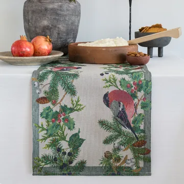 Domherre bordsløper 35x120 cm - Multi - Ekelund Linneväveri