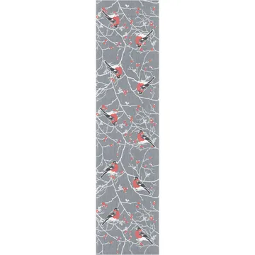 Frostkvist bordsløper 35x140 cm - Grå - Ekelund Linneväveri
