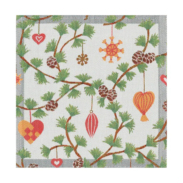 Juleglede tøyserviett 35x35 cm - Multi - Ekelund Linneväveri