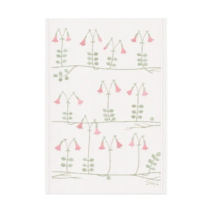Linnea kjøkkenhåndkle 35x50 cm - Rosa - Ekelund Linneväveri