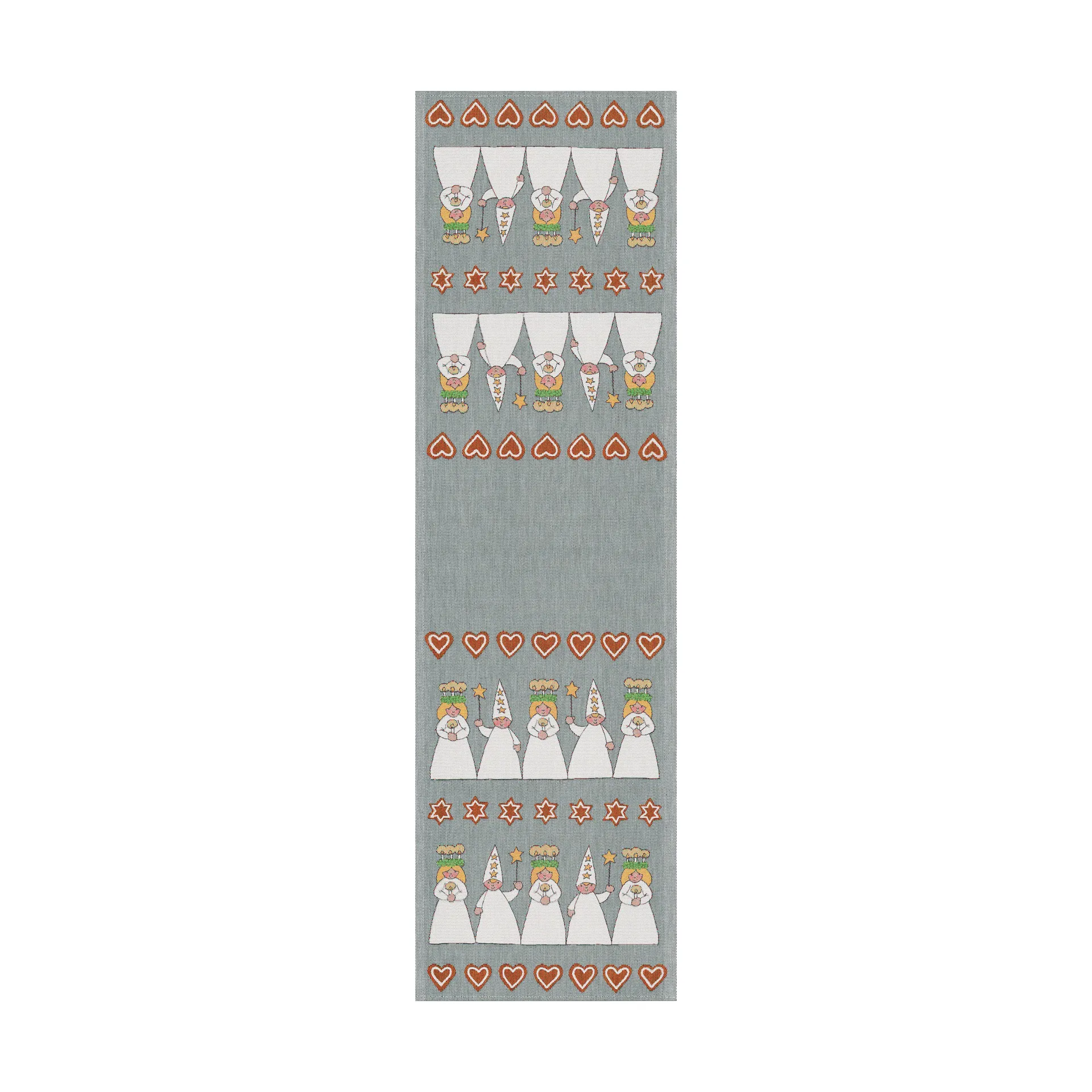 Luciamorgon bordløper 35x120 cm, Multi Ekelund Linneväveri