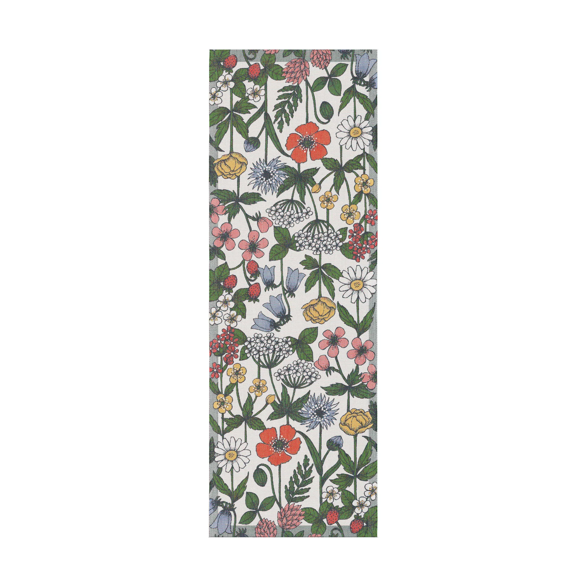 Vildblomster bordløper 35x100 cm, Multi Ekelund Linneväveri