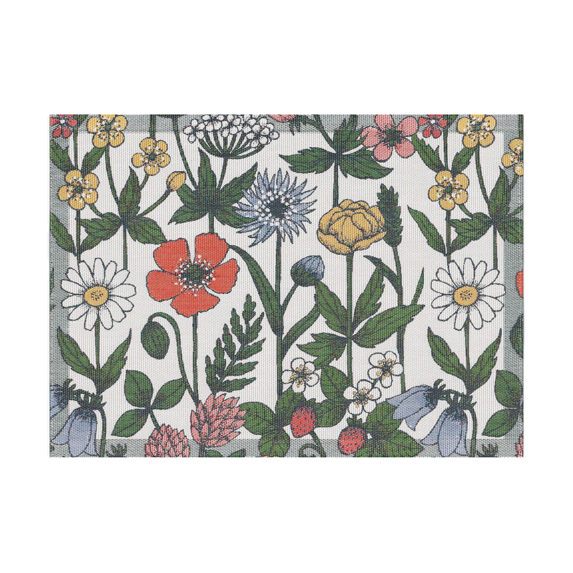 Vildblomster spisebrikke 35x48 cm, Multi Ekelund Linneväveri
