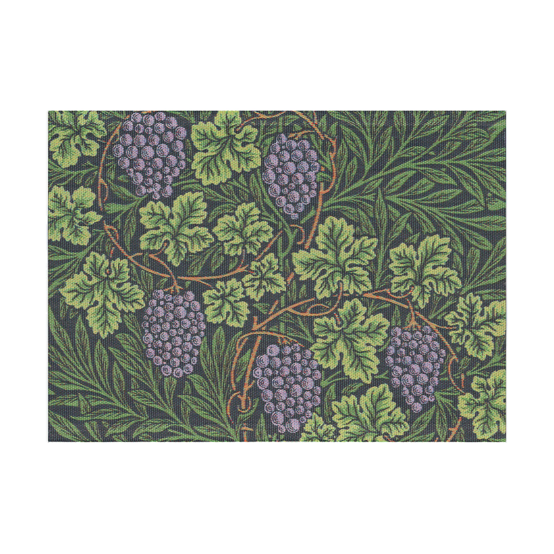 Vine bordbrikke 35x48 cm, Grønn Ekelund Linneväveri