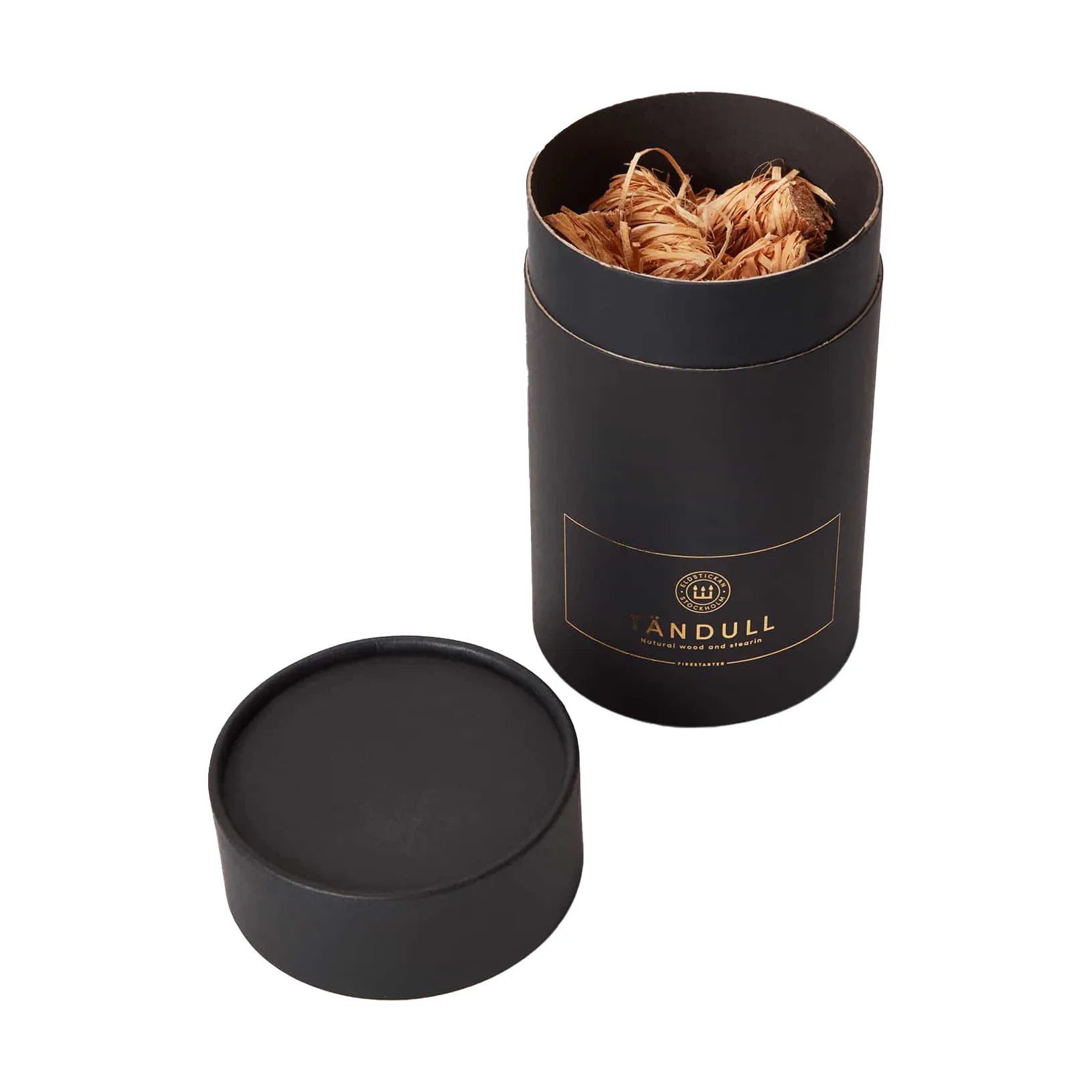 Eldstickan, tennull rund, Svart Eldstickan