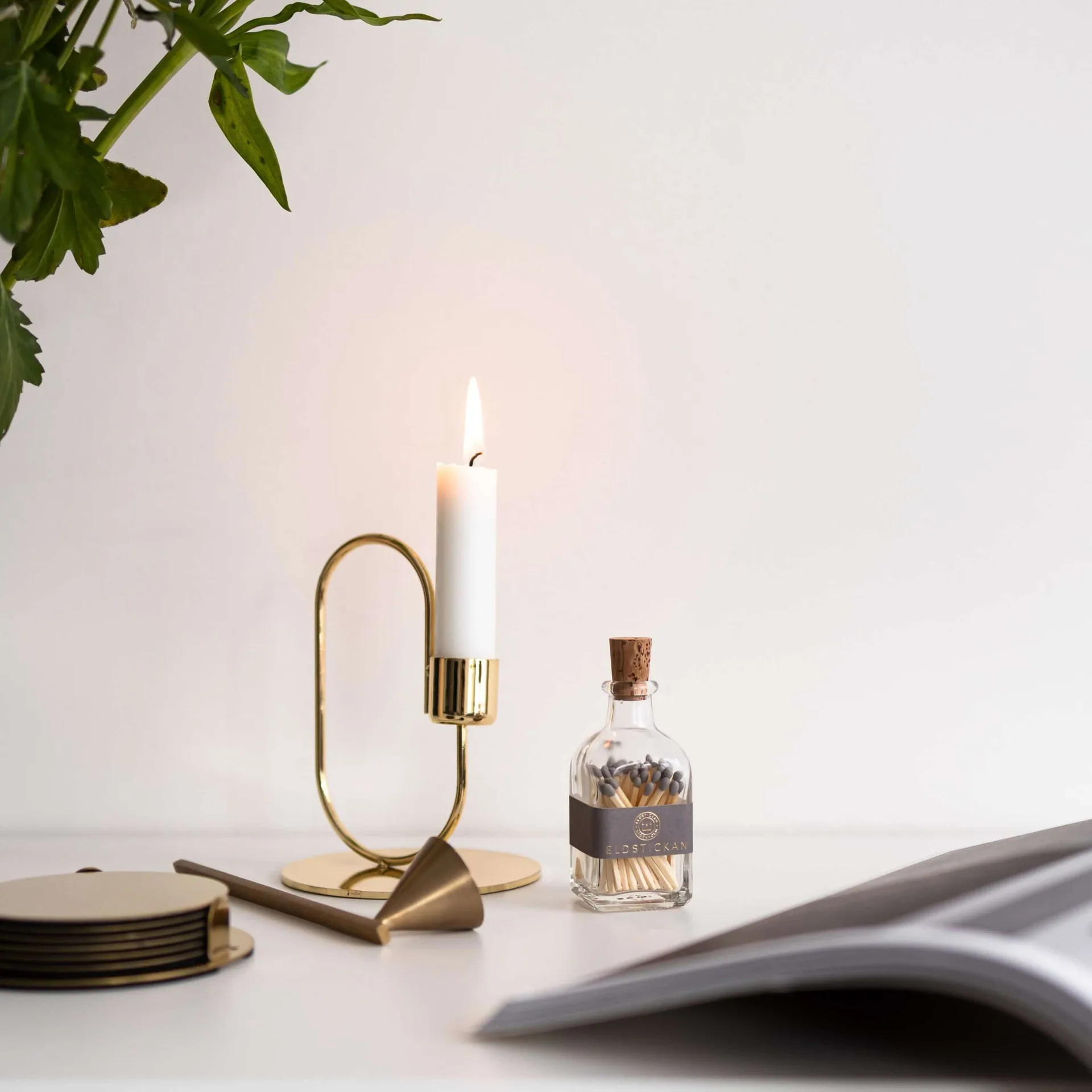 Lilla Eldstickan fyrstikkeske, 60 fyrstikker, Liten aske Eldstickan