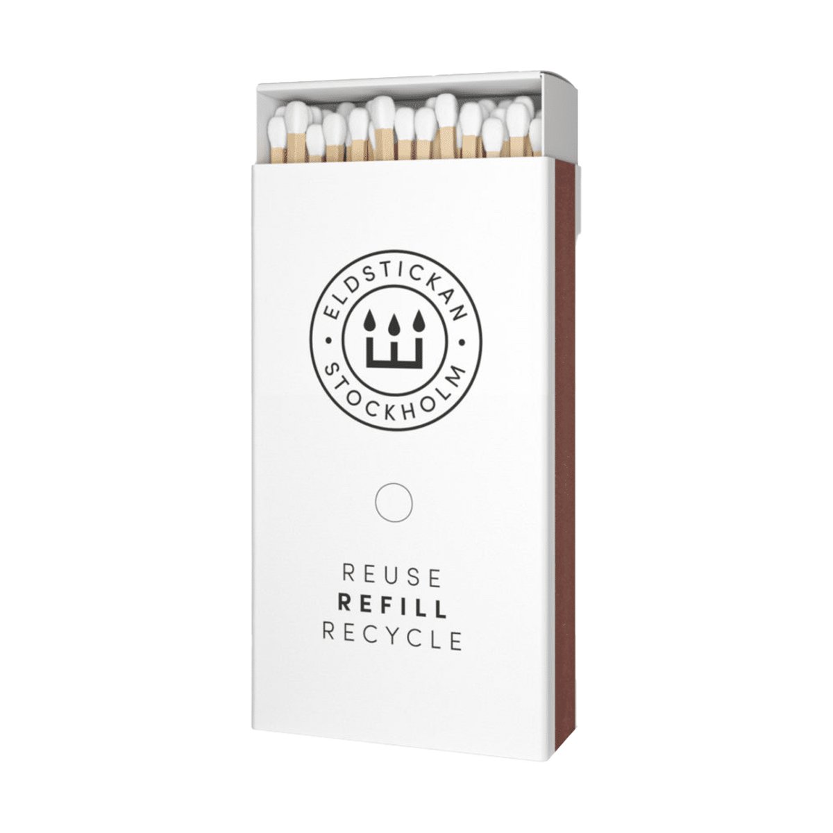 Eldstickan Refill til Stora Eldstickan fyrstikkeske Hvit