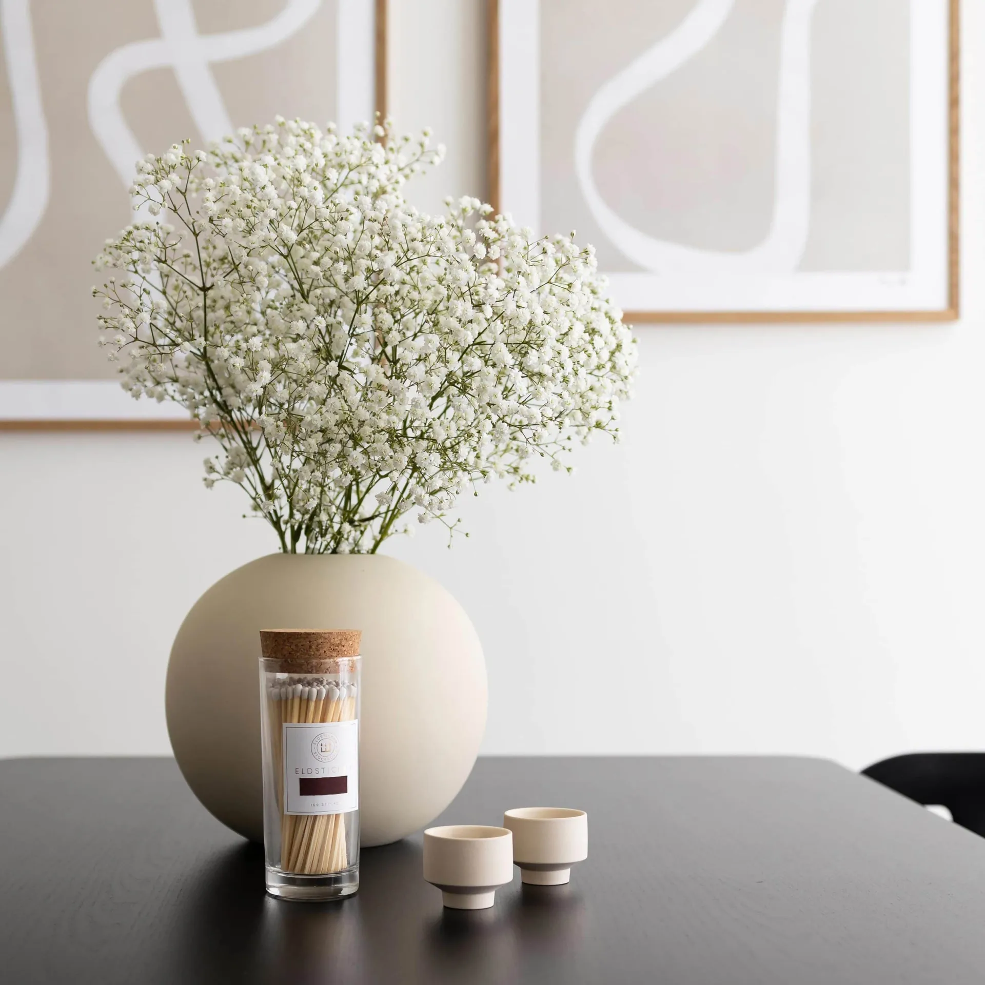 Stora Eldstickan fyrstikkeske, 100 fyrstikker, Stor hvit Eldstickan