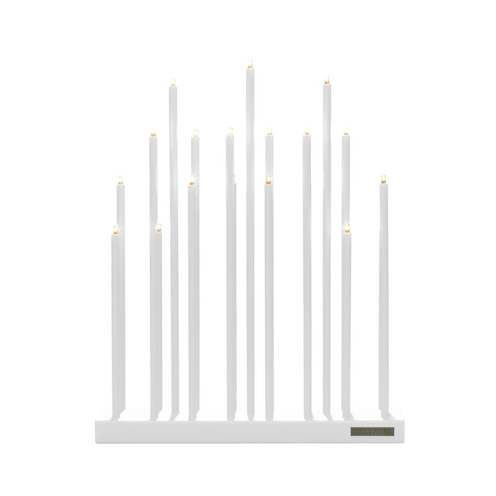 Elflugan Elflugan elektrisk lysestake Pure white