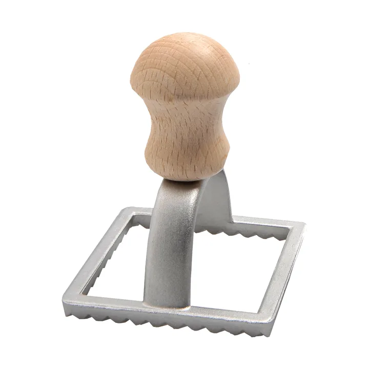 Eppicotispai raviolistanse - Aluminium, bøk, firkantet, 7x7 cm - Eppicotispai
