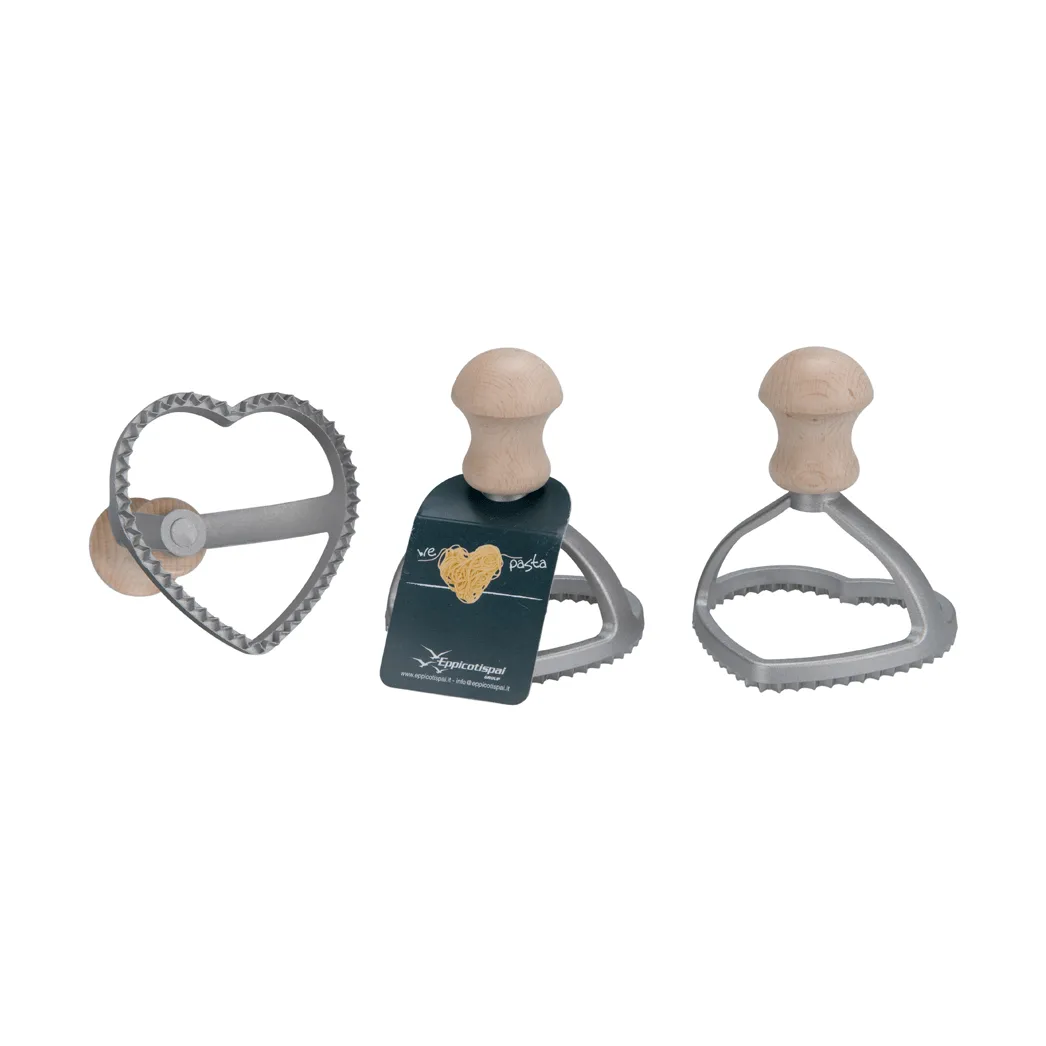 Eppicotispai raviolistanse, Aluminium, bøk, hjerteformet, Ø8,5 cm Eppicotispai