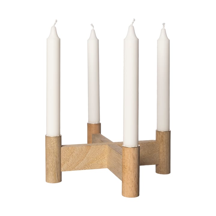 Ernst adventslysestake Ø22x8 cm - Natur - ERNST