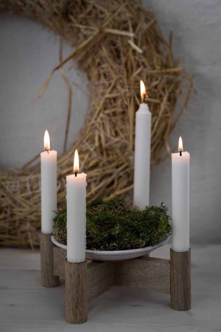 Ernst adventslysestake Ø22x8 cm, Natur ERNST