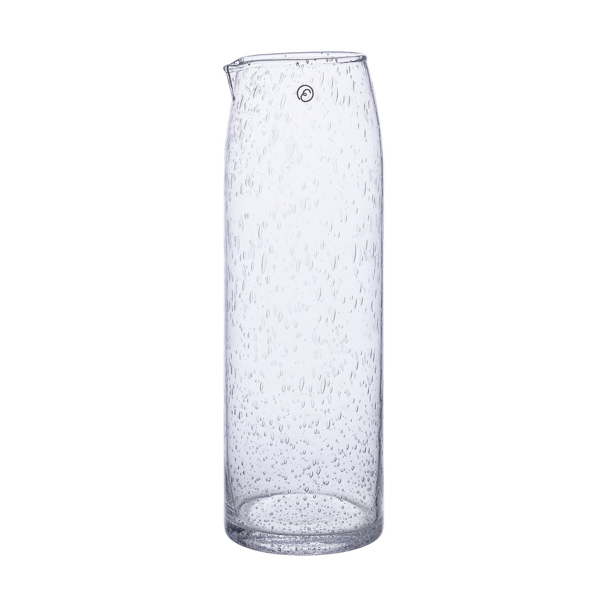 Karaffel 24 cm, boblete glass