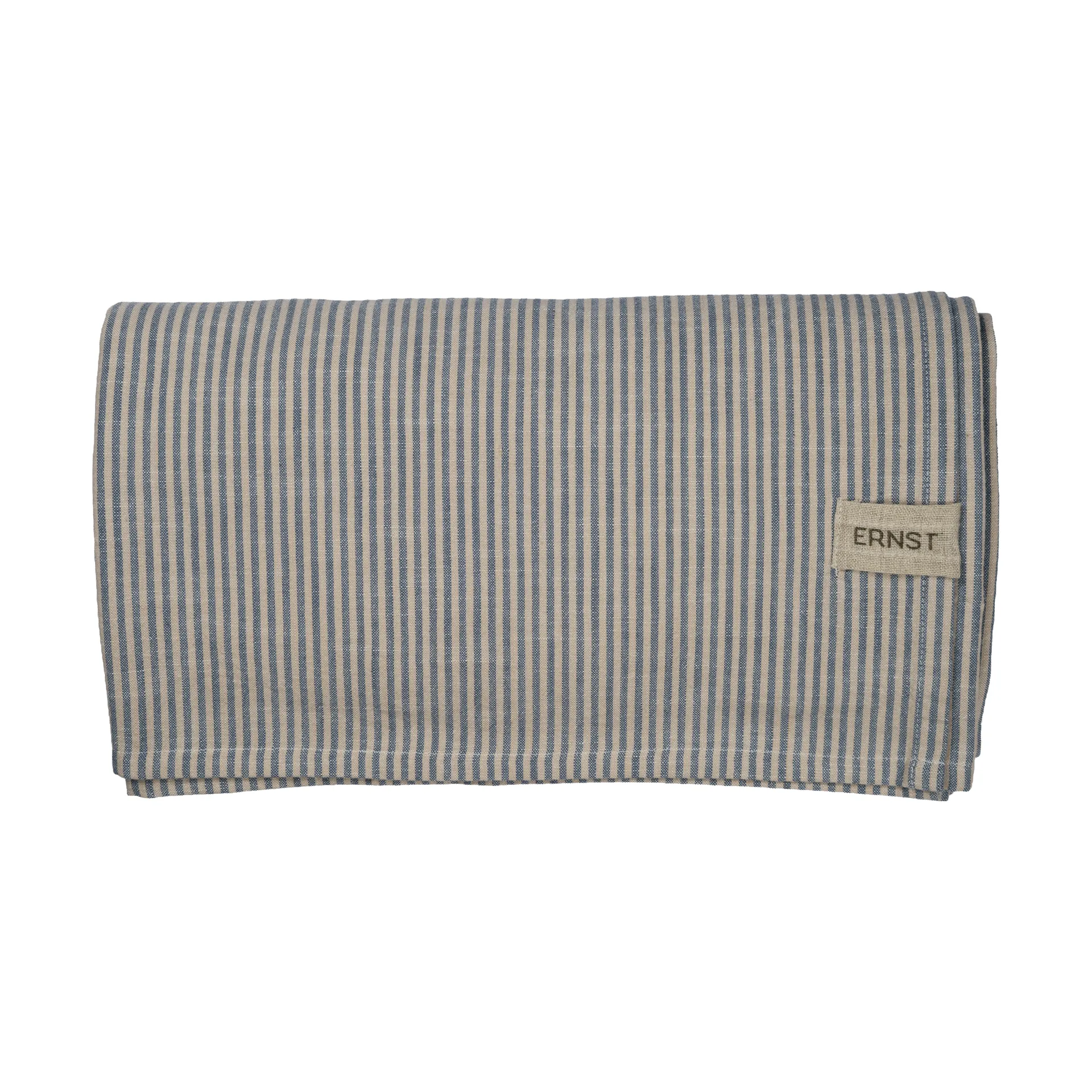 Ernst bordduk, smale striper 145x300 cm, Blå-hvit ERNST