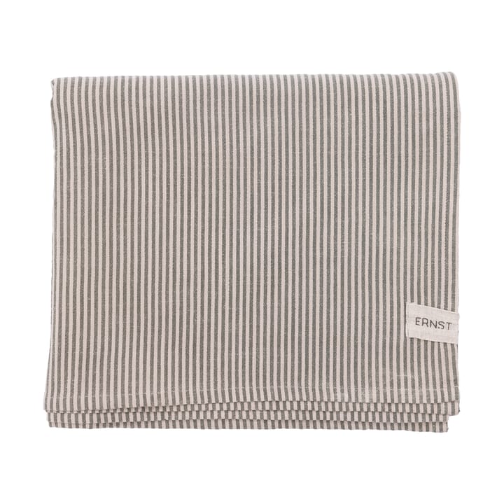 Ernst bordduk smale striper 145x300 cm - Grønn-beige - ERNST