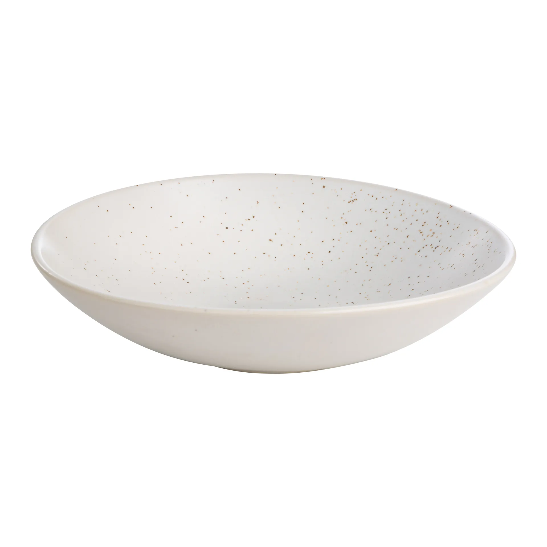 Ernst dyp tallerken 22 cm, Prikkete-hvit ERNST