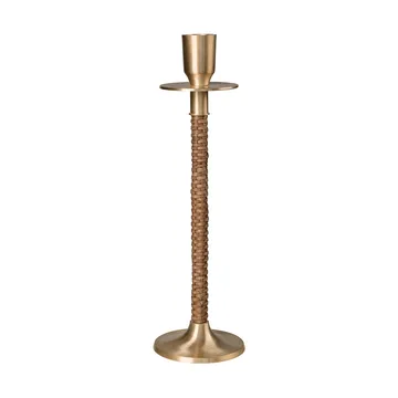 Ernst flettet lysestake - Messing, Ø8x25 cm - ERNST