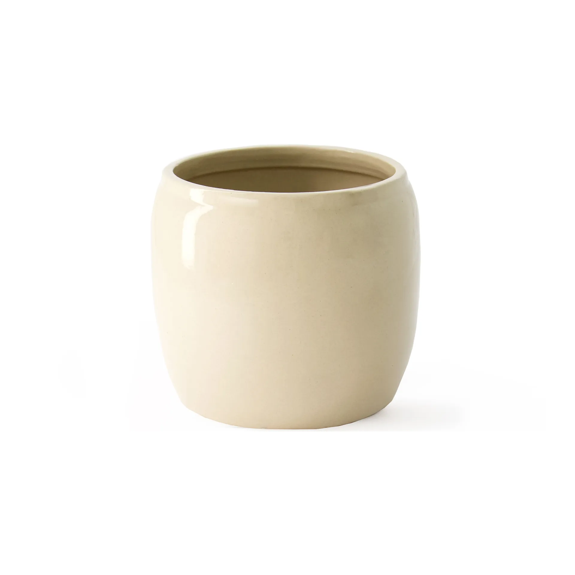 Ernst glassert krukke Ø14 cm, Beige ERNST