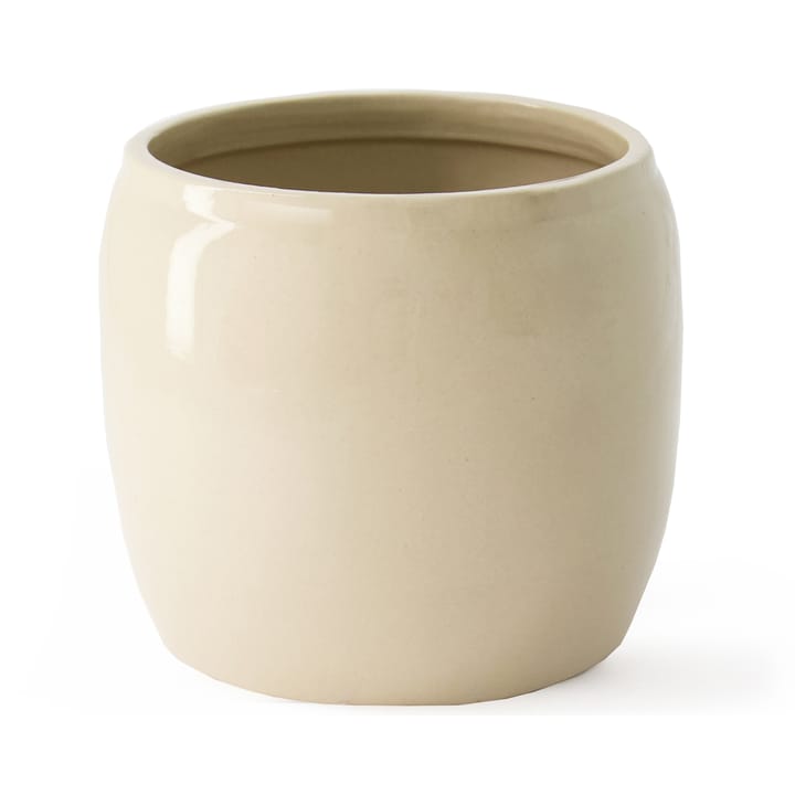 Ernst glassert krukke Ø19,5 cm - Beige - ERNST