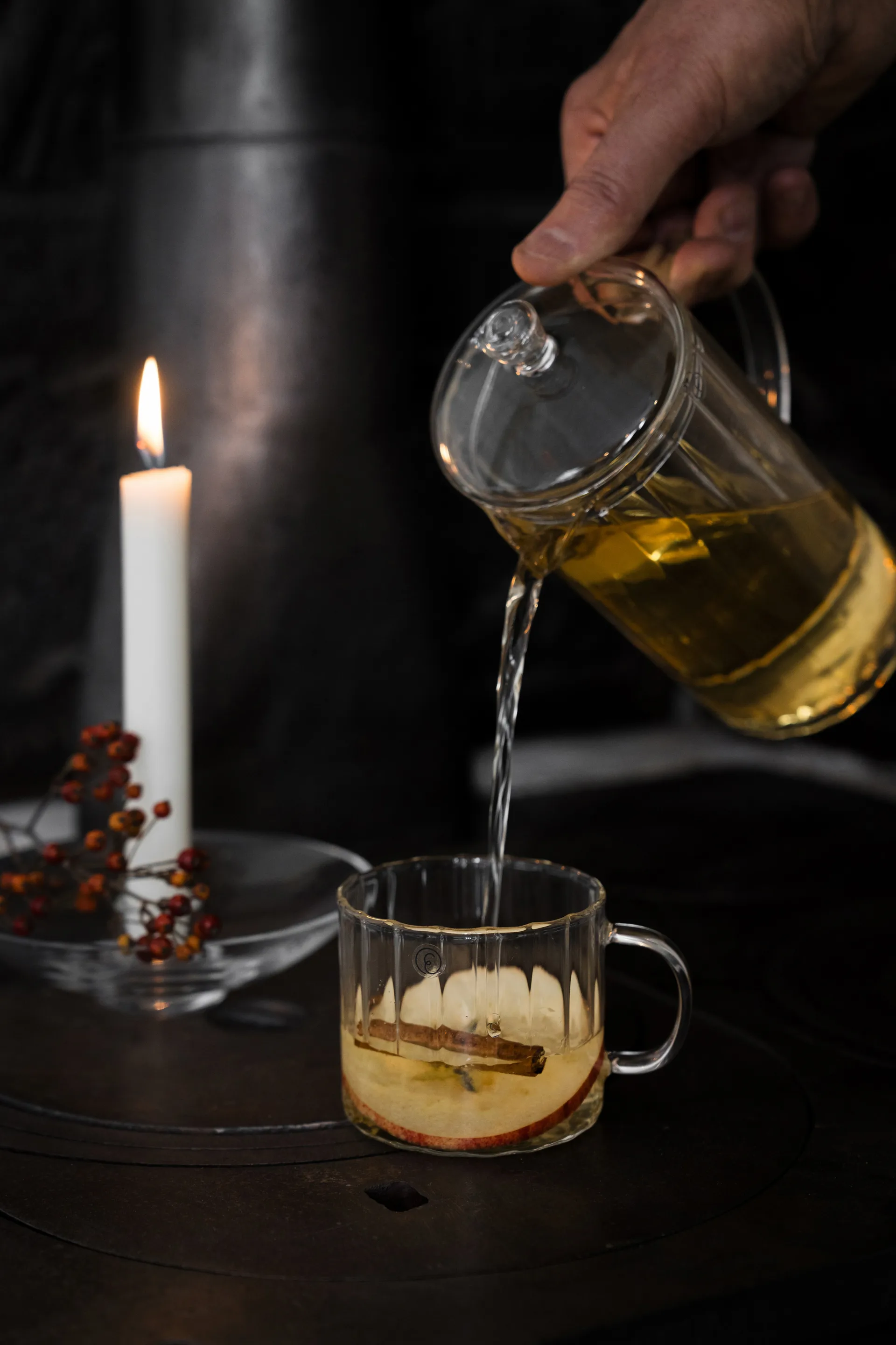 Ernst glasskanne riflet 1 L, Klar ERNST