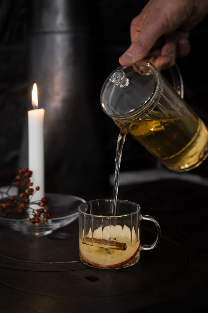Ernst glasskanne riflet 1 L, Klar ERNST