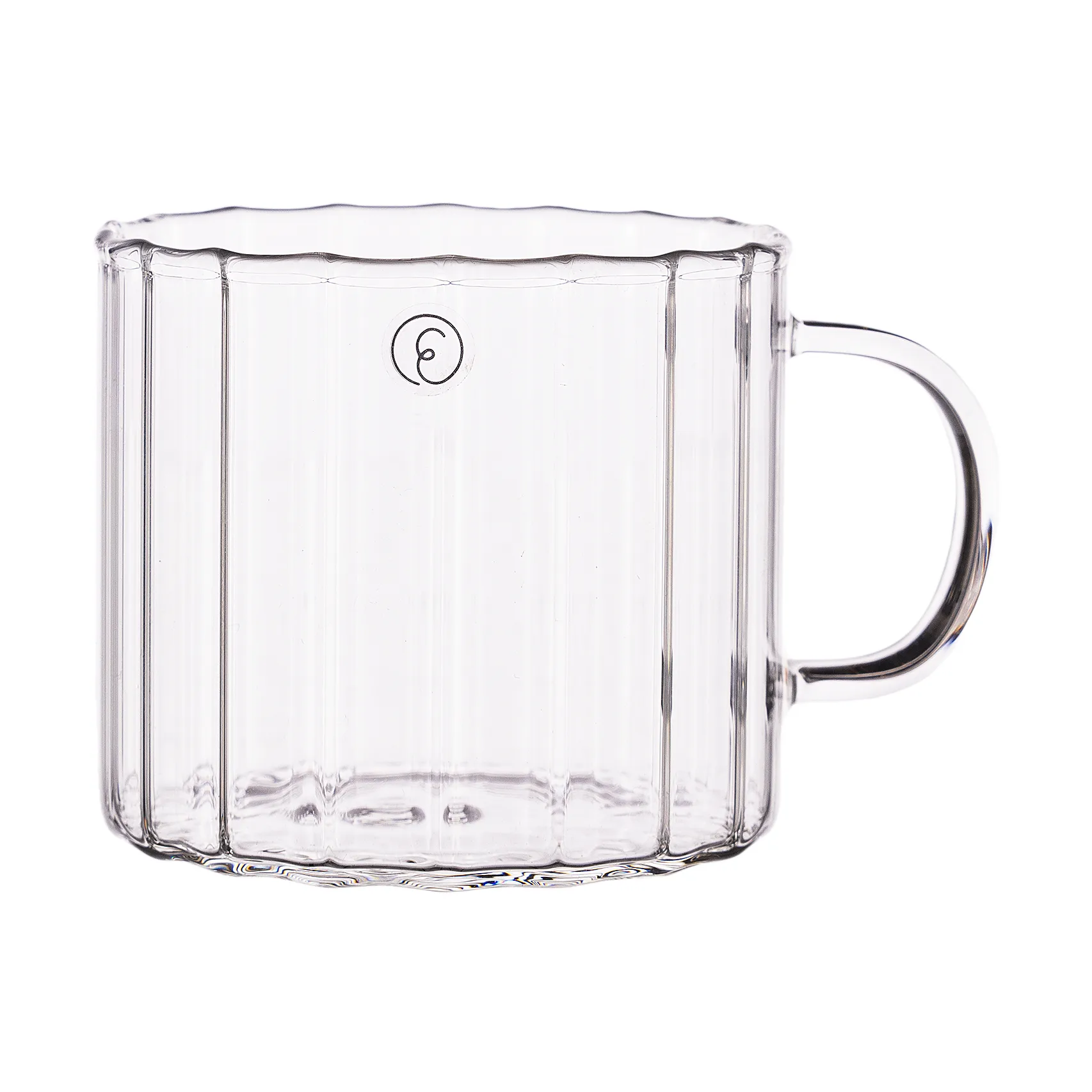 Ernst glasskrus riflet Ø8 cm, Klar ERNST