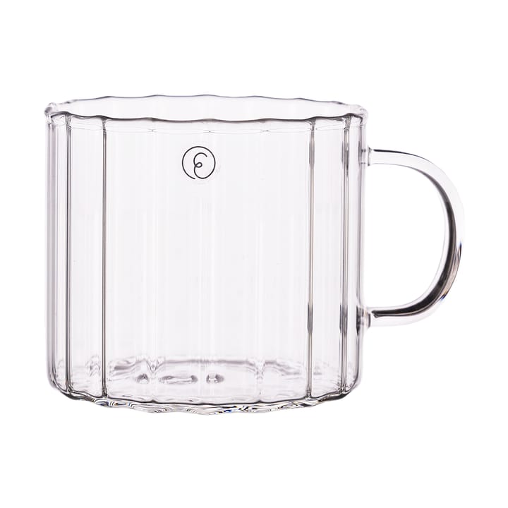 Ernst glasskrus riflet Ø8 cm - Klar - ERNST