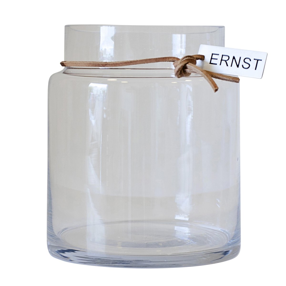 ERNST Ernst glassvase H22,5cm Ø12,5cm Klar