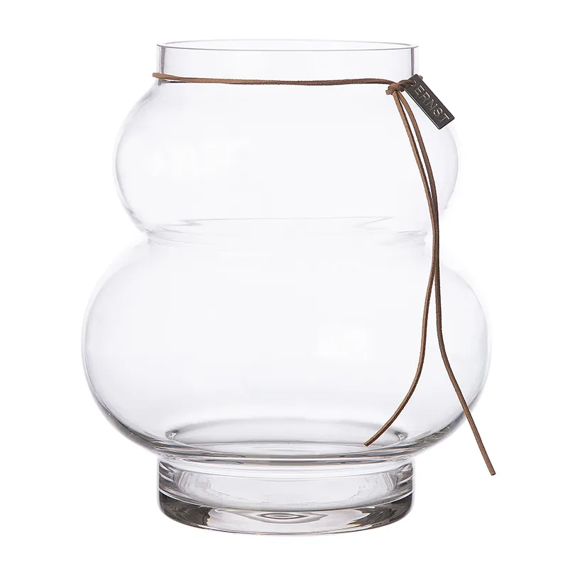 Ernst glassvase kurvet 21,5 cm, Klar ERNST