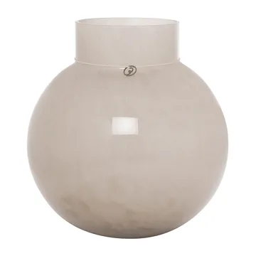 Ernst glassvase rund beige - H 25 cm Ø 24 cm - ERNST