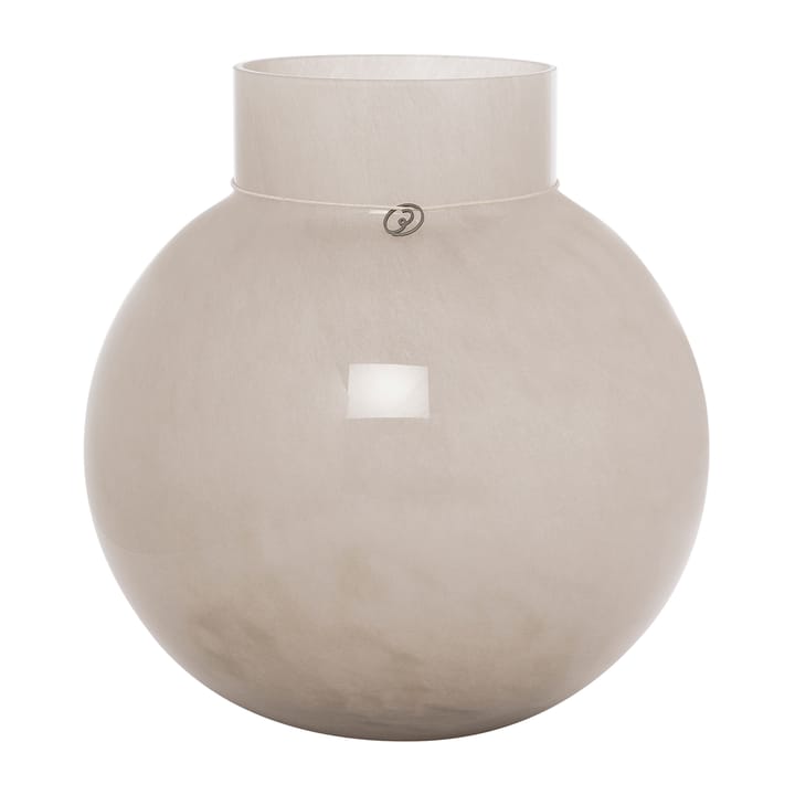 Ernst glassvase rund beige - H 25 cm Ø 24 cm - ERNST