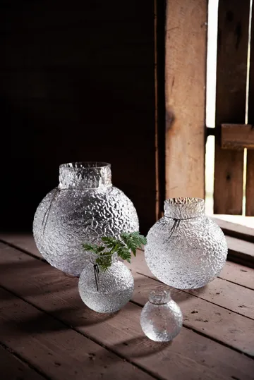 Ernst glassvase struktur klar - Ø13x14 cm - ERNST