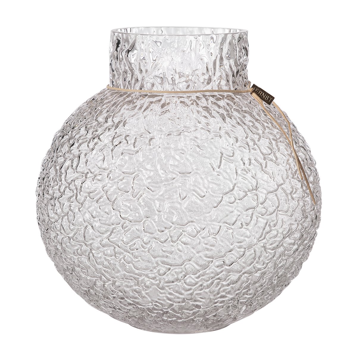ERNST Ernst glassvase struktur klar Ø 29 cm