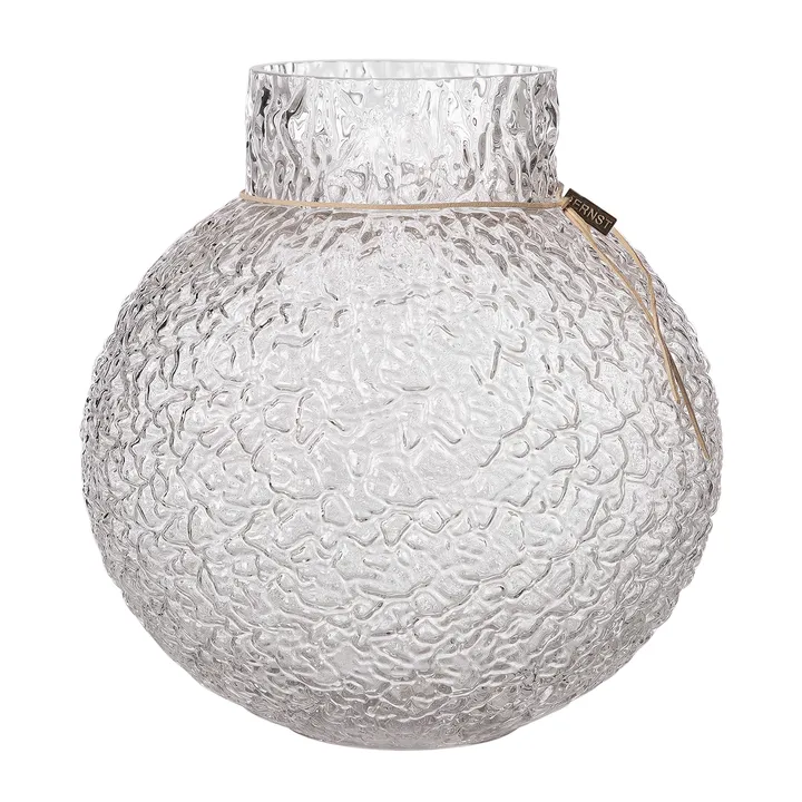 Ernst glassvase struktur klar - Ø29x30 cm - ERNST