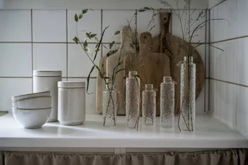 Ernst glassvase struktur klar - Ø5x25 cm - ERNST