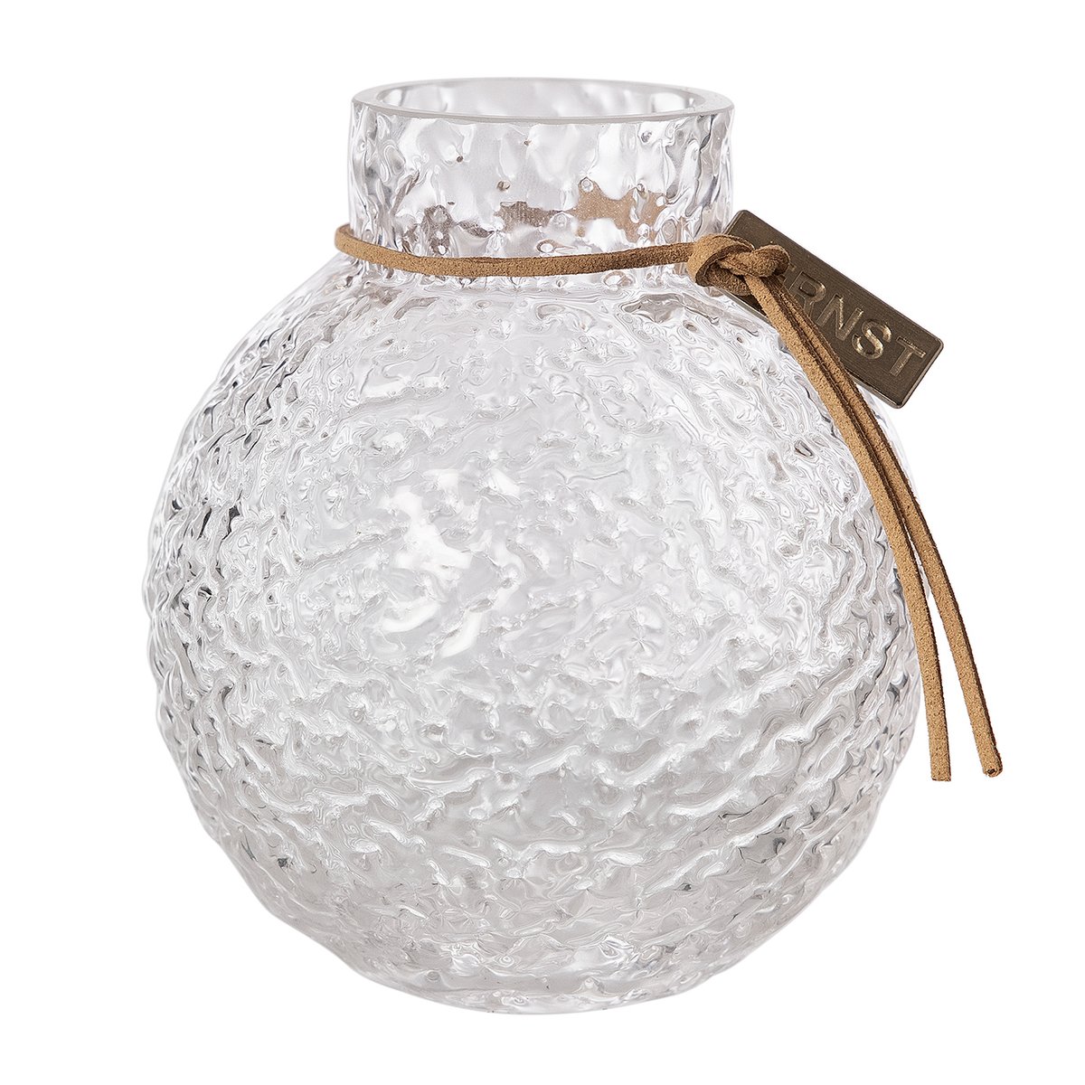 ERNST Ernst glassvase struktur klar Ø 9 cm