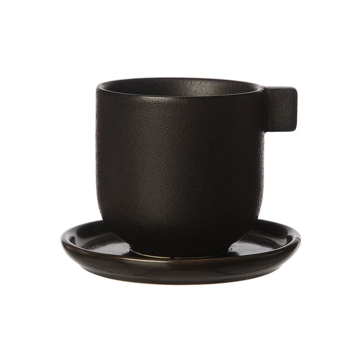 Ernst kaffekopp med skål 8,5 cm, Sort ERNST