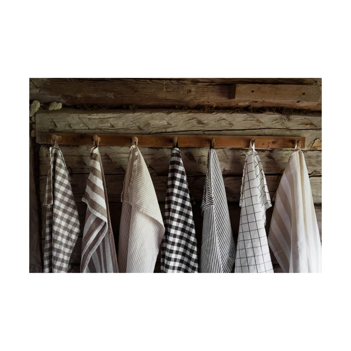 Ernst kjøkkenhåndkle brede striper 47x70 cm, Beige-hvit ERNST