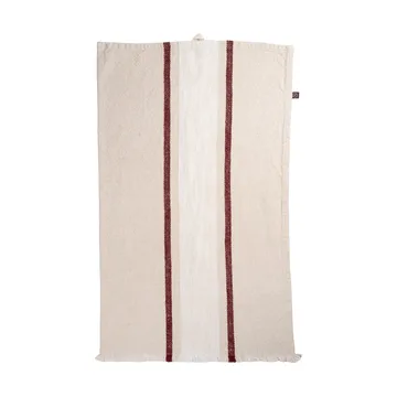 Ernst kjøkkenhåndkle - Natur-hvit-rød, 47x70 cm - ERNST