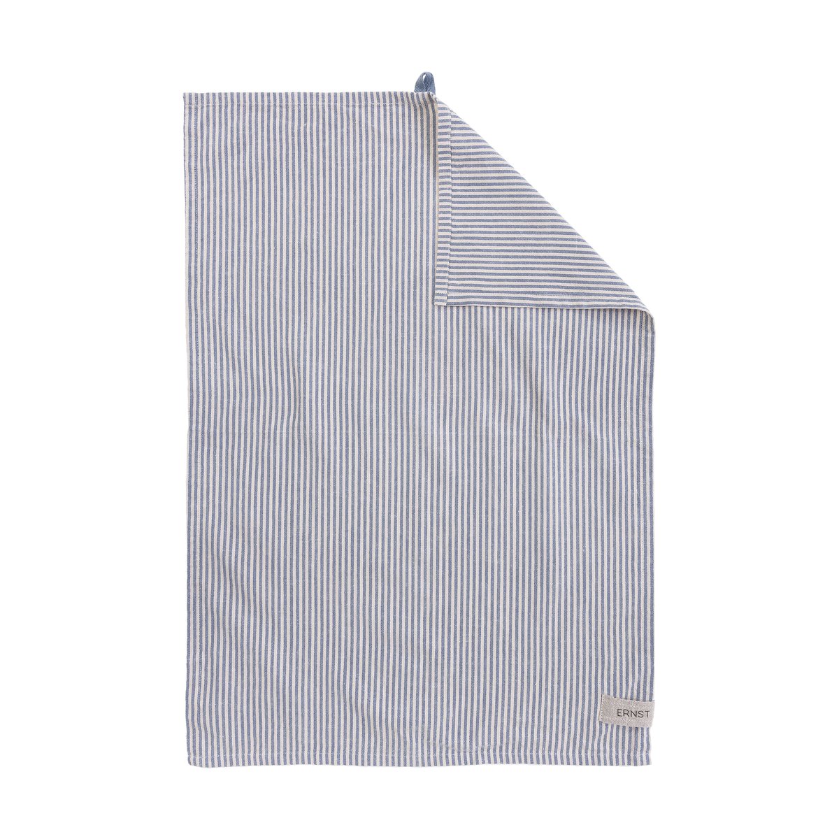 ERNST Ernst kjøkkenhåndkle, smale striper 47x70 cm Blå-beige