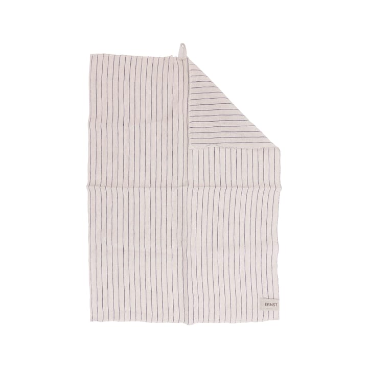 Ernst kjøkkenhåndkle stripete 50 x 70 cm, Blå-beige ERNST
