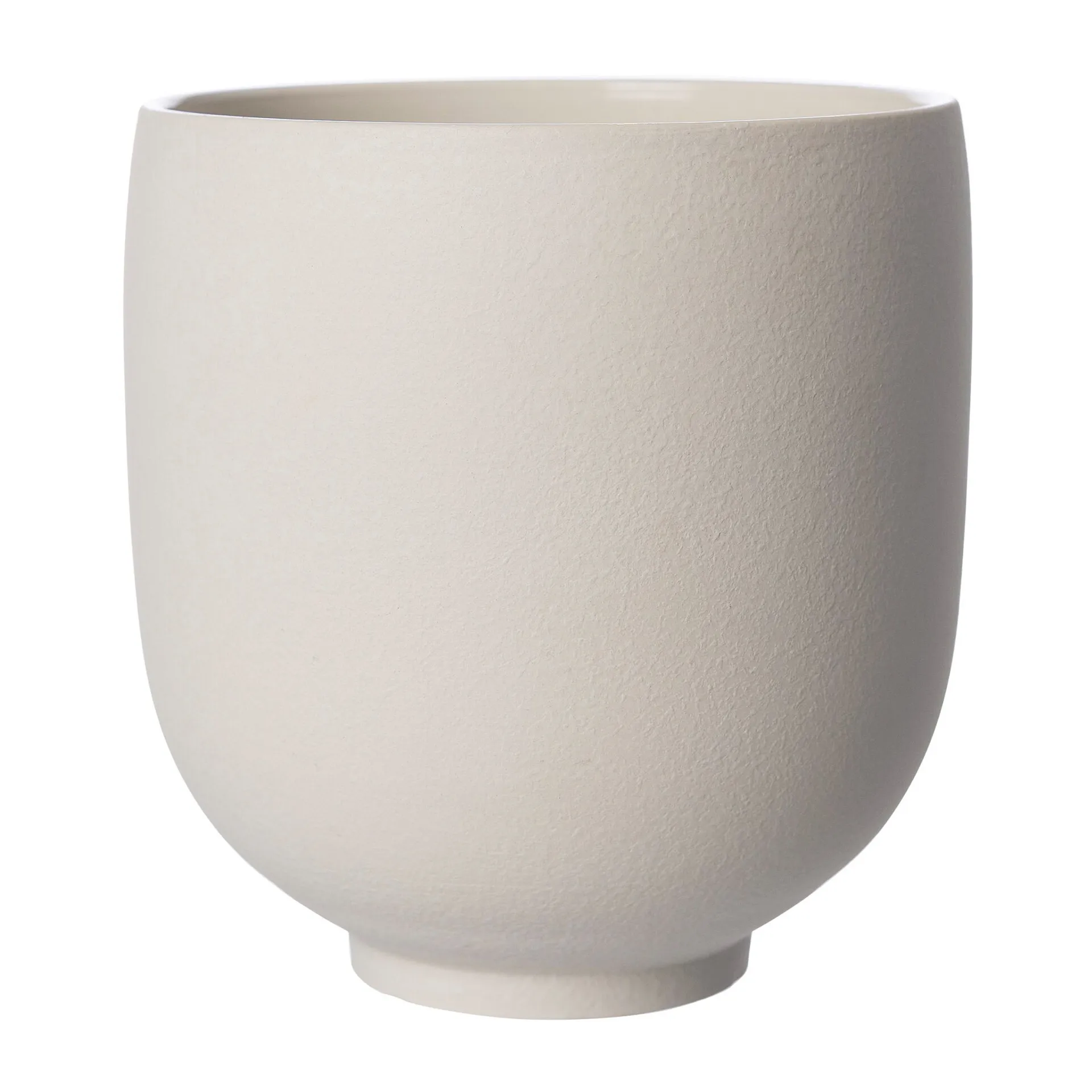 Ernst krukke på fot naturhvit, H 21 cm Ø 20 cm ERNST