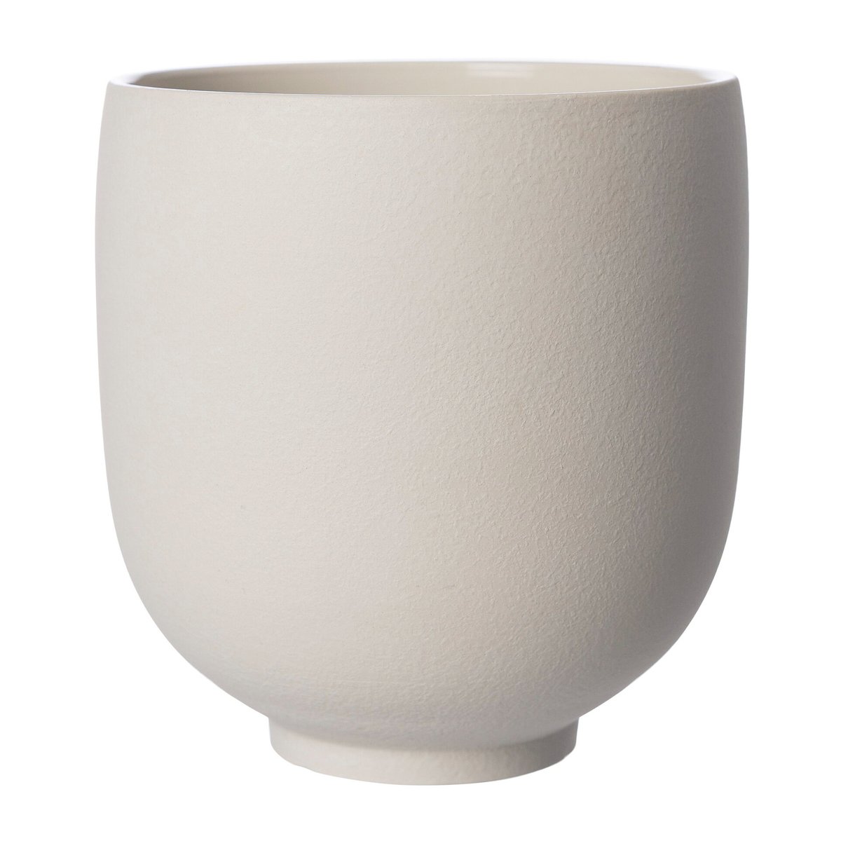 ERNST Ernst krukke på fot naturhvit H 21 cm Ø 20 cm