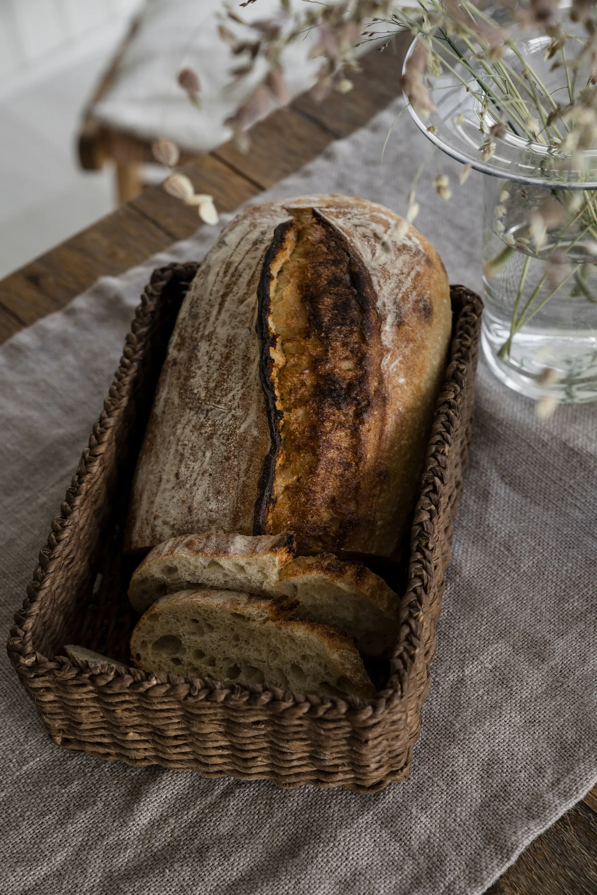 Ernst kurv 2 deler, Mørkebrun ERNST