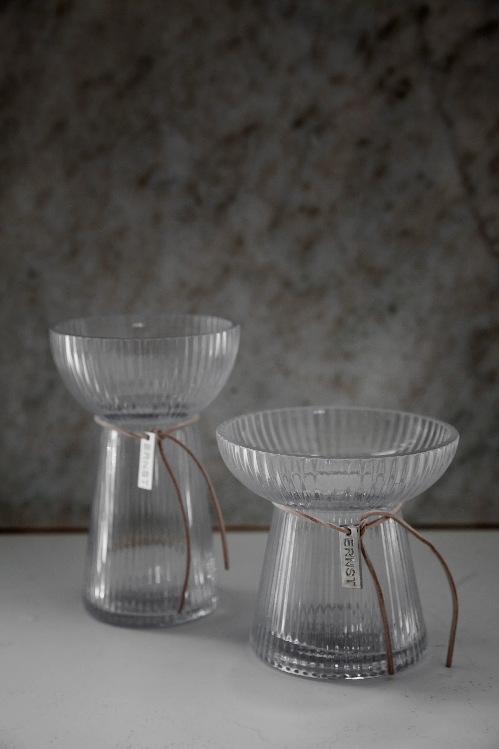 Ernst løkvase stripete, 11 cm ERNST