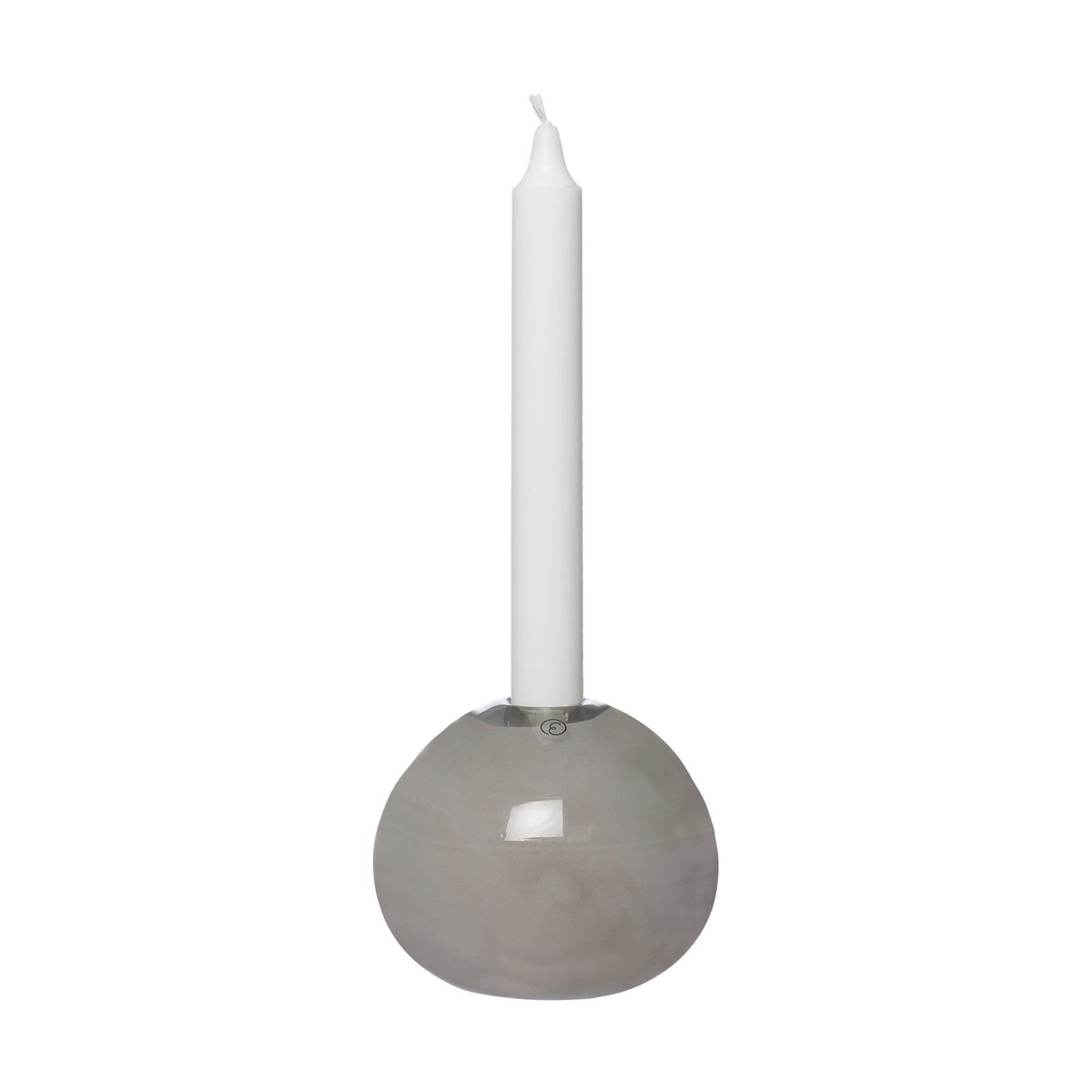 ERNST Ernst lysestake, glass Ø11 cm Grønn